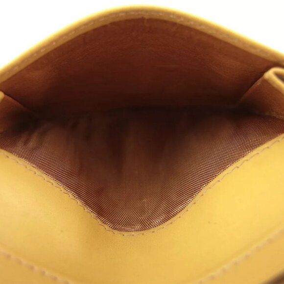 CELINE Case Case Macadam Beige PVC ?~ Leather Authentic Used - Picture 8 of 14